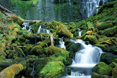 Free Wallpapers Free Nature Wallpapers Waterfall And Stream 2 ...