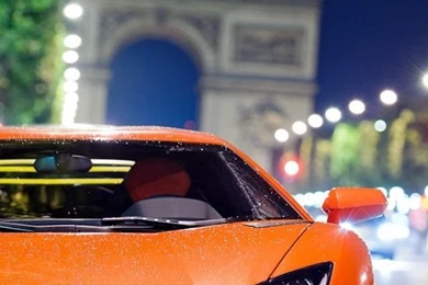 Iphone 5 wallpapers 1136x640 Paris Lamborghini car widescreen.jpg