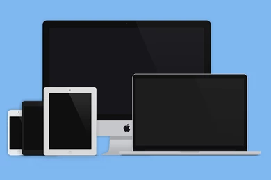 Laptops Flat Graphic Layout Responsive Devices Designers Wallpapers ...