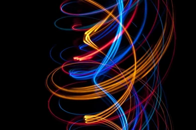 Abstract: Light Stream Spiral, Desktop Wallpapers Nr. 58483 By Iskin