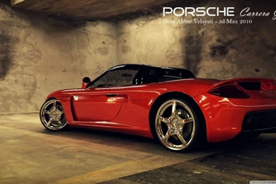 Porsche Carrera GT 3D Max HD Desktop Wallpapers : Widescreen : High ...