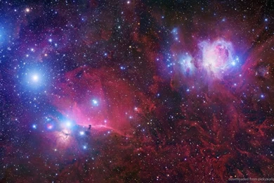 Download 1024x600 Red Space Wallpapers