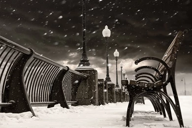 Winter In Montreal Quebec Canada, City, Snow, Photo, Beauty, Wallpapers