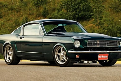 Download Wallpapers 1366x768 Ford, Muscle Car, Mustang, Fastback ...