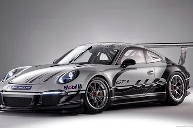 Download 1366x768 2014 Porsche 911 GT3 Cup Race Car Wallpapers