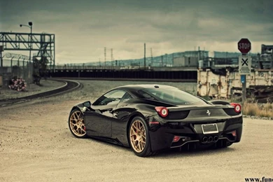 Ferrari 458 Spider Black Wallpapers   Image