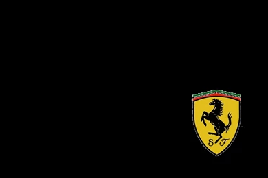 Ferrari Logo Black