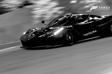 Awesome Supercar Ferrari LaFerrari Black Car W
