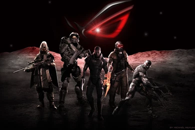 DeviantArt: More Like Gaming Wallpapers ROG By 9 Breaker