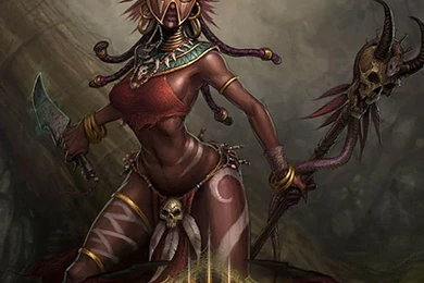 iPhone 6 Plus Diablo 3 Witch Doctor Female Games Wallpapers ...
