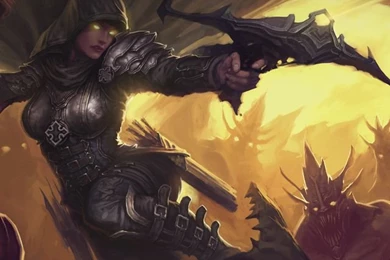 Download Diablo 3 Demon Hunter Wallpapers For iPhone 4