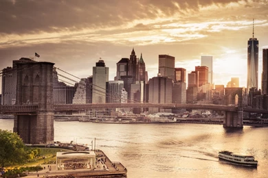 Manhattan Bridge Skyscrapers Wallpapers HD   New HD Wallpapers
