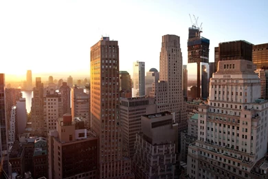 Manhattan Street Wallpaper.