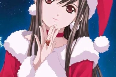 Christmas anime wallpaper.iPhone 4 wallpaper.640x960 11.jpg