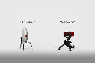 Wallpapers Mac, PC, Robot, Simple Desktop Wallpapers » 3D » GoodWP.com