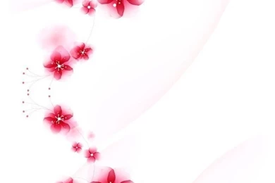 IPhone 4 Digital Flower Wallpaper Set 3 04