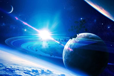 3d Planets And Stars Wallpapers Pics About Space