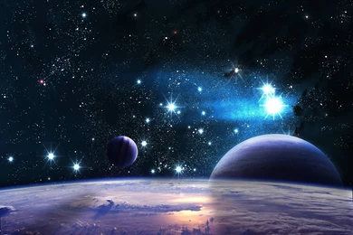 Space 3d Art Stars Planet Wallpapers