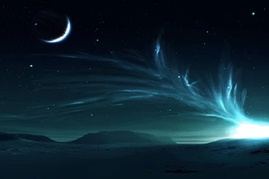 Outer Space Stars Planets Digital Art Wallpapers