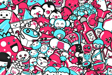 Cute Skull Pattern Wallpaper Images