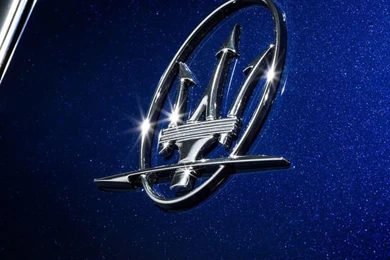 Download Blue Maserati Ghibli Logo Wallpapers For iPhone 4