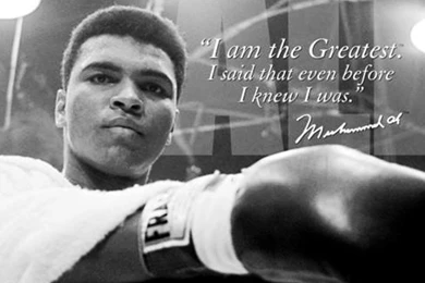 Muhammad Ali Signed Picture – BUZZERG