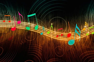 Colorful Music Notes Wallpapers Free Download