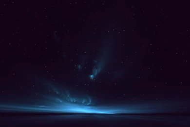 HD Backgrounds Blue Aurora Light Space Stars Wallpapers