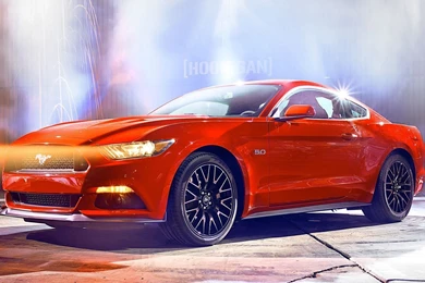 2015 Ford Mustang Red Wallpapers • IBackgroundWallpapers