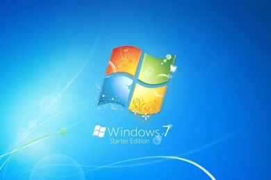 Windows7 Theme Blue Backgrounds Logo Wallpapers