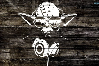 Yoda Wood Graffiti Wallpapers   Movie Wallpapers