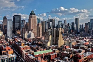 Download Wallpapers 1920x1080 New York, Manhattan, Skyscrapers, Hdr ...