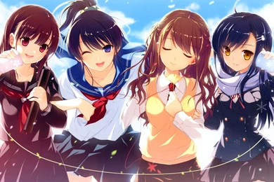 Download Wallpapers 3840x2400 High School Girls, Girls, Anime ...