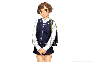 Anime School Girl HD Desktop Wallpapers : High Definition ...