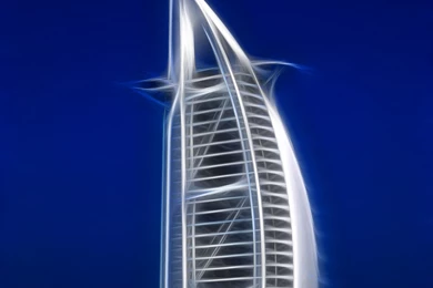 Vector Dubai Burj Al Arab Hotel