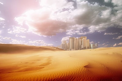 City In The Desert Wallpapers   338