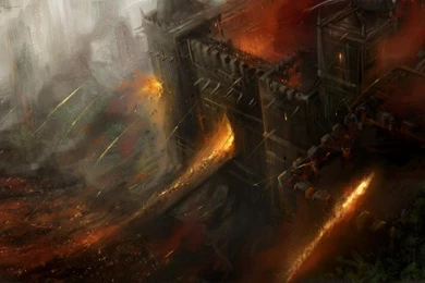 Vii Undersiege Fantasy Art Castle Battle Hd Wallpapers   (