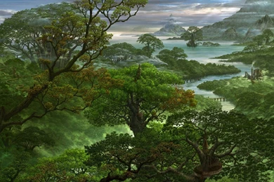 Fantasy Jungle World Of Fantasy Art Design HD Wallpapers   1524321