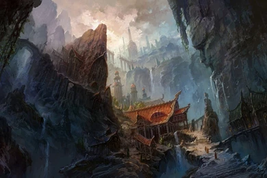 Cityscapes Urban Fantasy Art Artwork Fan Ming