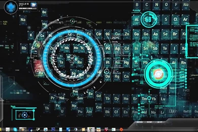 Iron Man) Jarvis 1.0 Animated Background/Desktop YouTube