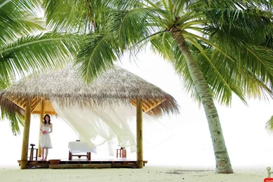 Beautiful Nature Wallpapers For Desktop With Girl In Gazebo Picture ...