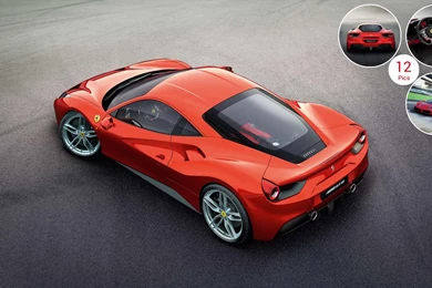 2016 Ferrari 488 GTB   Top