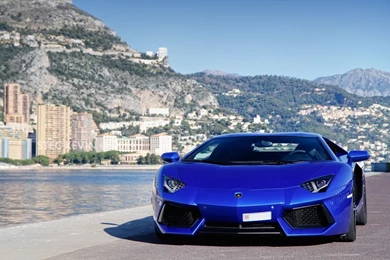 Blue Lamborghini Aventador Wallpapers   Image