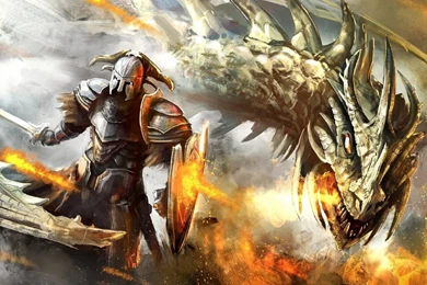 1366x768 Dragon Warrior Hd Wallpapers