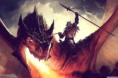 Fire Breathing Dragon HD Desktop Wallpapers : Widescreen : High ...