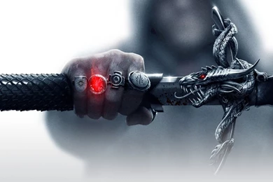 1366x768 Dragon Age 3 Weaponry Desktop PC And Mac Wallpapers