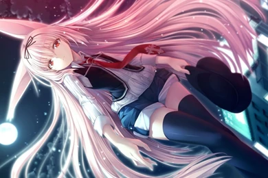 1440x900 Anime Girl Pink Hair Wallpapers