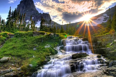 HD 1280x800 Small Waterfall HD Wallpapers 1080P Desktop Wallpapers ...