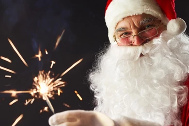 Cute Face Santa Claus Wallpapers High Definitio