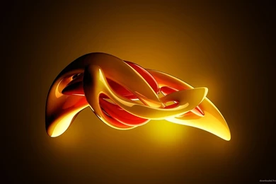 Download 1920x1080 Abstract 3D Glowing Figure Wallpapers